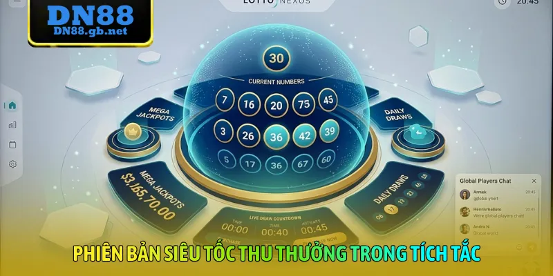 Phiên bản siêu tốc thu thưởng trong tích tắc